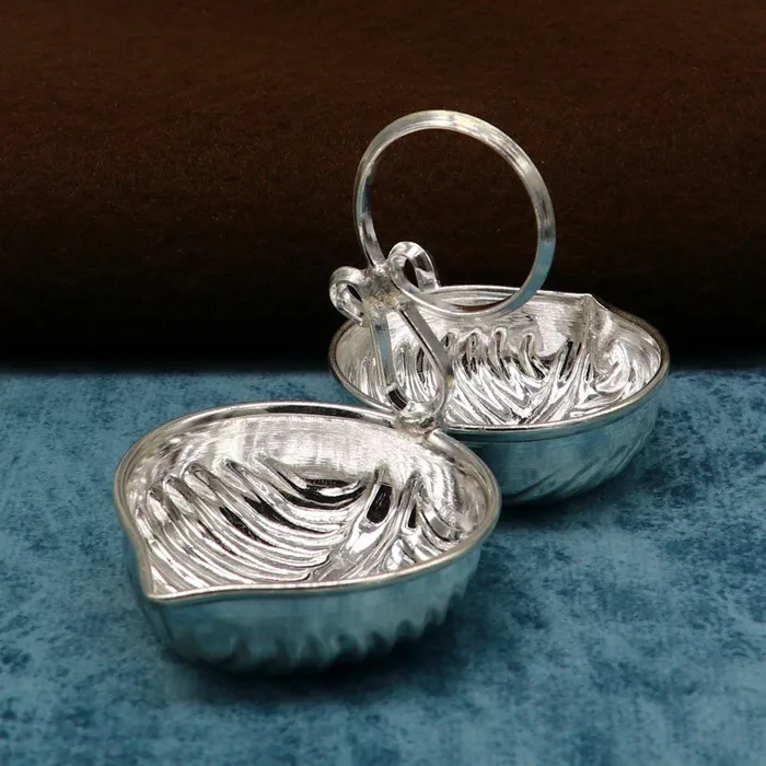 TRIBAL ORNAMENTS Rings Handmade pure 925 sterling silver gorgeous leaf design stylish tilak combo mini bowl tilak patra puja utensils temple article su180 TRIBAL ORNAMENTS Rings Handmade pure 925 sterling silver gorgeous leaf design stylish tilak combo mini bowl tilak patra puja utensils temple article su180