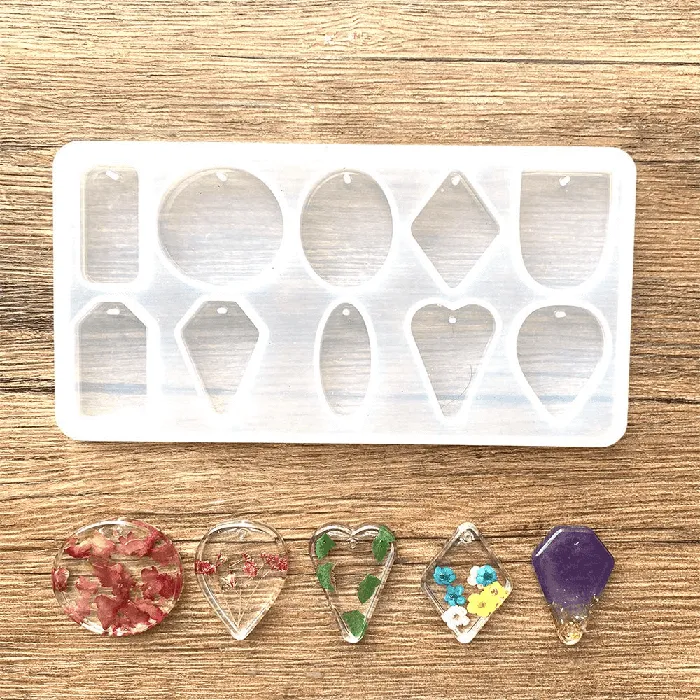 3PCs Resin Jewelry Molds for Resin Pendants Keychains Earrings IntoResin Earrings
