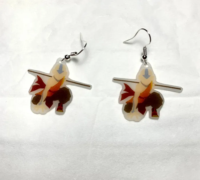 Avatar the Last Airbender Handmade Earrings Sam Makes Things Earrings