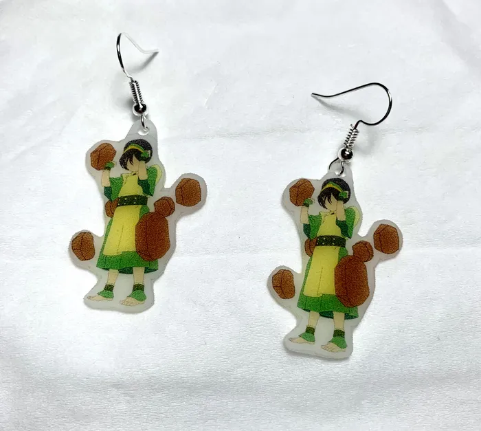 Avatar the Last Airbender Handmade Earrings Sam Makes Things Earrings