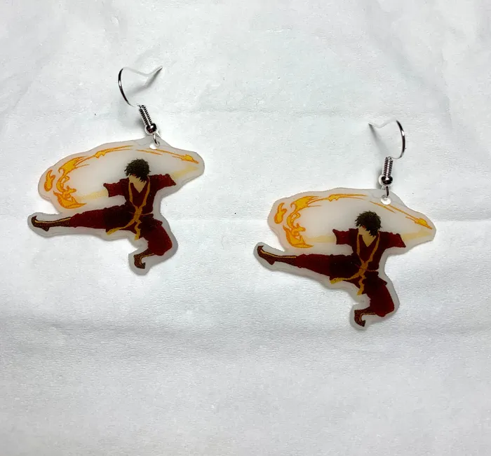Avatar the Last Airbender Handmade Earrings Sam Makes Things Earrings