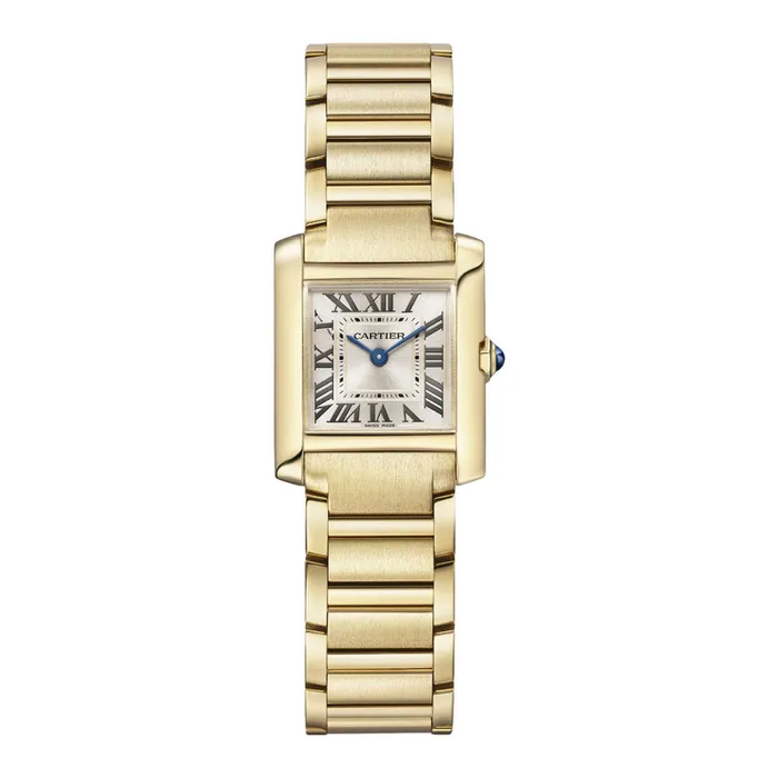 Bracelets Cartier Cartier Tank Francaise 257mm Womens watch Ref WGTA0114 Gold Roman Dial 18K Yellow Gold Bracelet