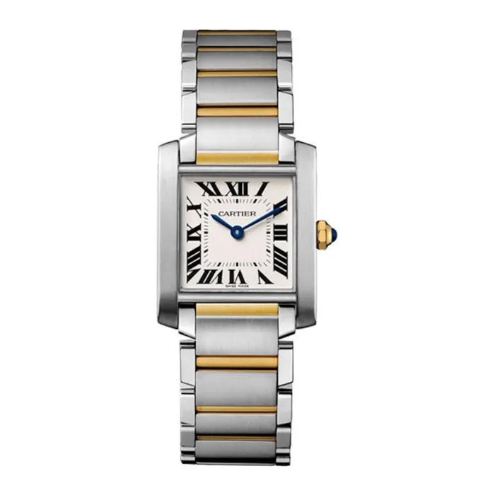 Bracelets Cartier Cartier Tank Francaise 304mm Womens watch Ref W2TA0003 Silver Roman Dial Two Tone Stainless Steel 18K Yellow Gold Bracelet Bracelets Cartier Cartier Tank Francaise 304mm Womens watch Ref W2TA0003 Silver Roman Dial Two Tone Stainless Steel 18K Yellow Gold Bracelet