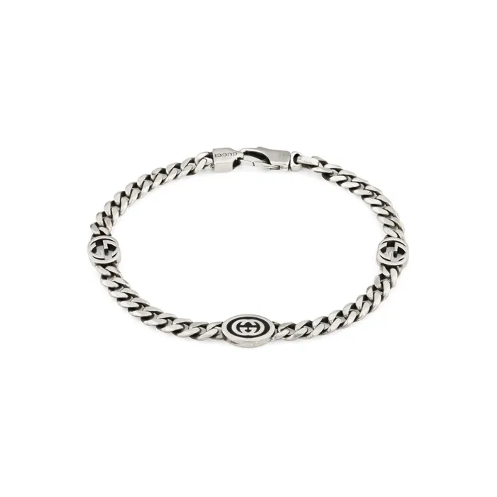 Bracelets Gucci Gucci Sterling Silver Interlocking G Bracelet