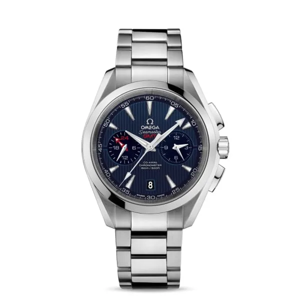 Bracelets Omega Omega Seamaster 43mm Watch Ref 23110435203001 Blue Chronograph Index Dial Stainless Steel Bracelet Bracelets Omega Omega Seamaster 43mm Watch Ref 23110435203001 Blue Chronograph Index Dial Stainless Steel Bracelet