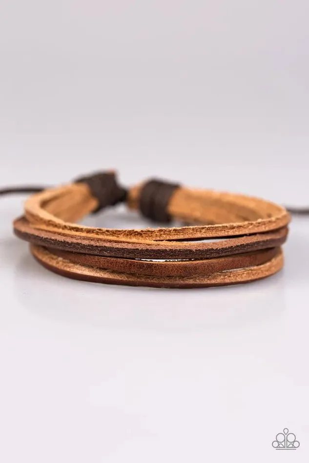 Bracelets Paparazzi Jewelry Paparazzi Bracelet Carefree Castaway Brown