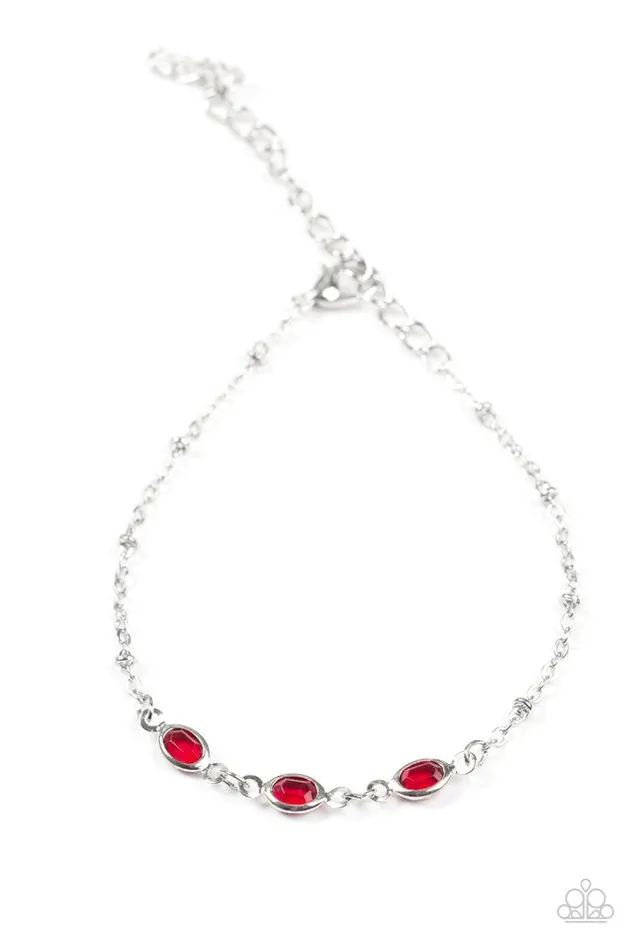 Bracelets Paparazzi Jewelry Paparazzi Bracelet Center Stage Chic Red