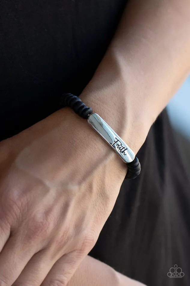 Bracelets Paparazzi Jewelry Paparazzi Bracelet Full Faith Black