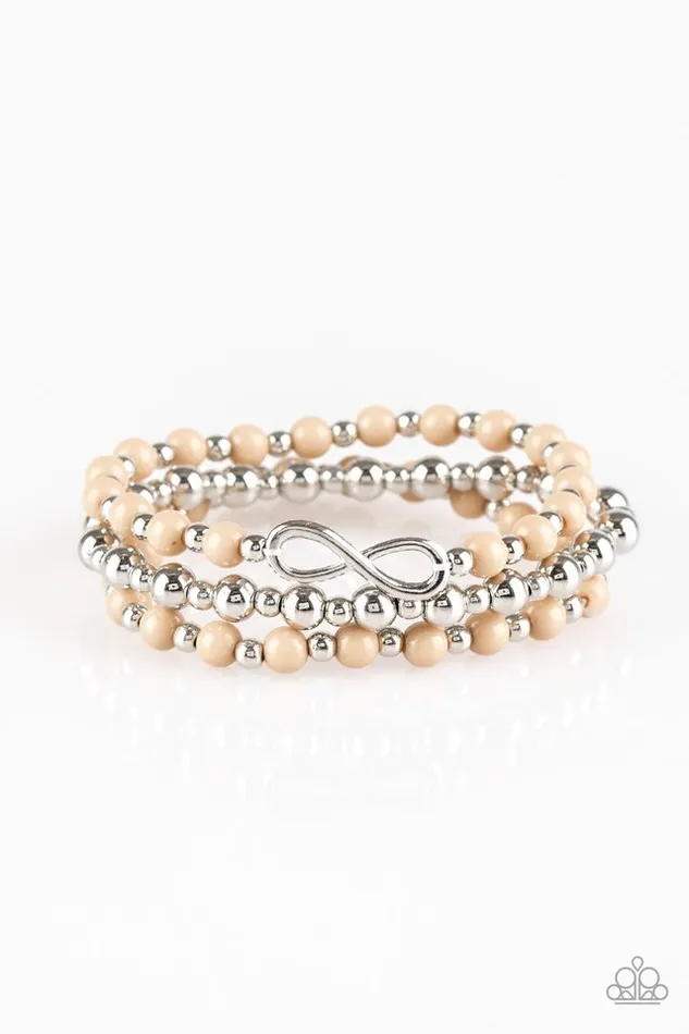 Bracelets Paparazzi Jewelry Paparazzi Bracelet Immeasurably Infinite Brown Bracelets Paparazzi Jewelry Paparazzi Bracelet Immeasurably Infinite Brown
