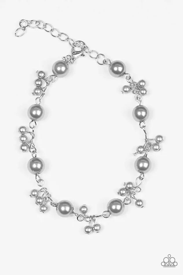 Bracelets Paparazzi Jewelry Paparazzi Bracelet Posh In Pearls Silver