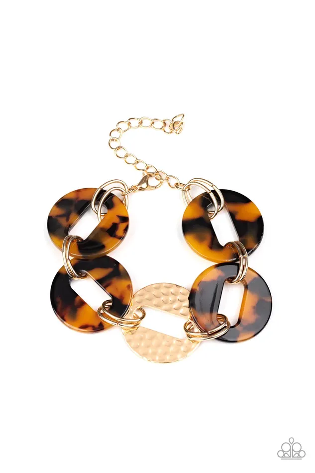 Bracelets Paparazzi Jewelry Paparazzi Bracelet Retro Recharge Brown