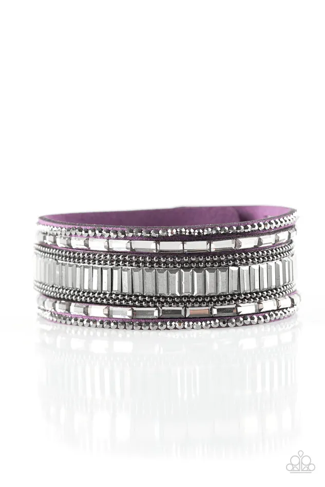 Bracelets Paparazzi Jewelry Paparazzi Bracelet Spectacular Shimmer Purple