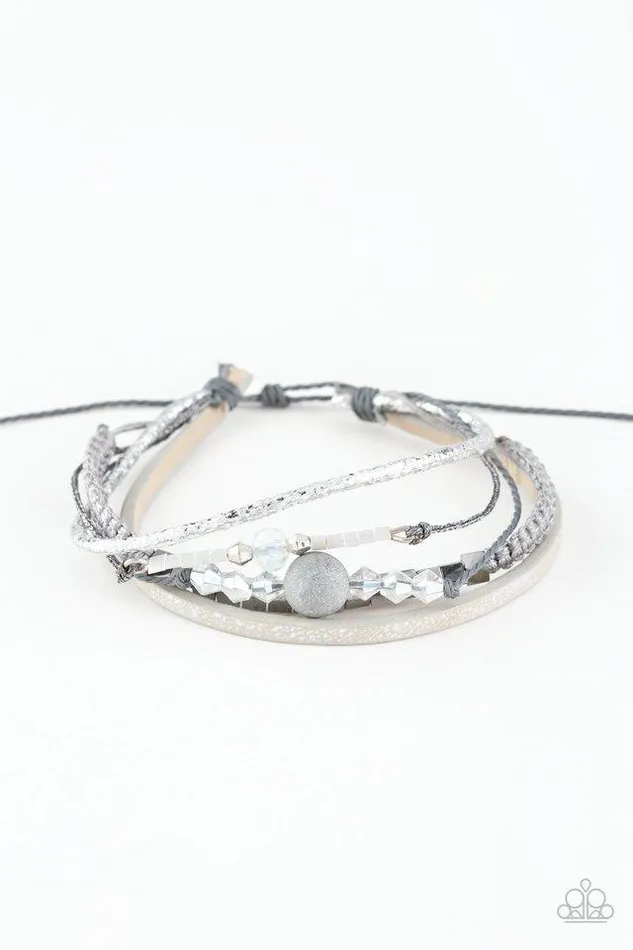 Bracelets Paparazzi Jewelry Paparazzi Bracelet Take A SPACEWALK Silver