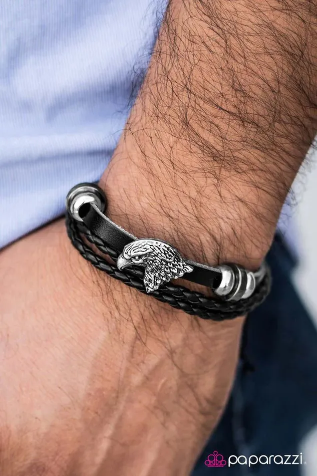 Bracelets Paparazzi Jewelry Paparazzi Bracelet The Eagle Scout Black