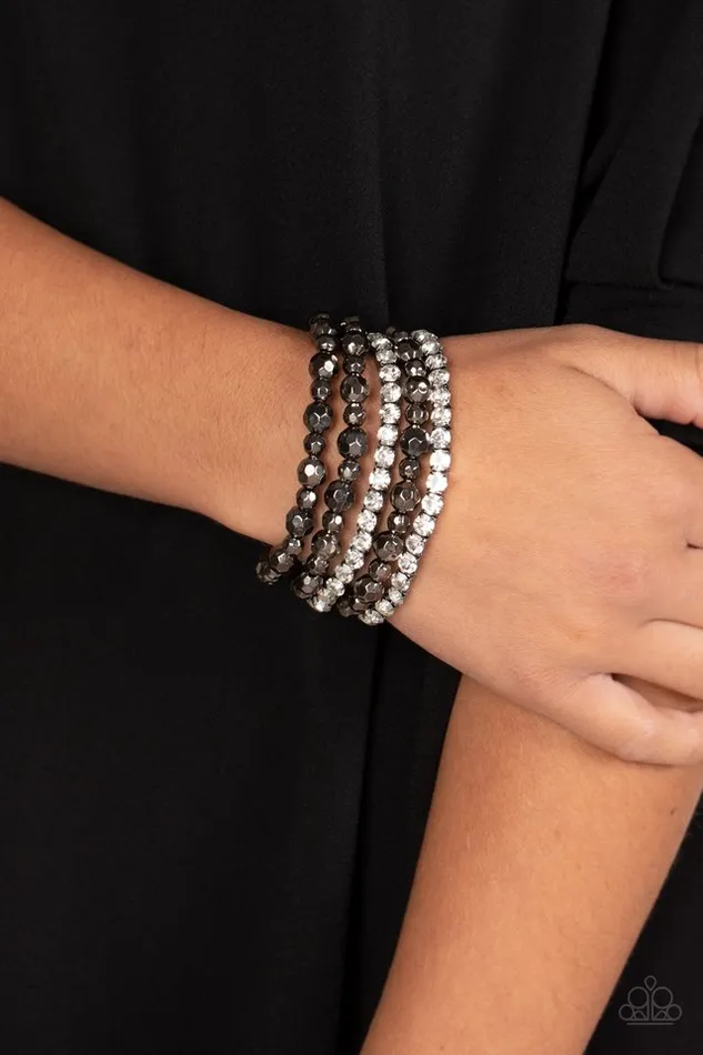 Bracelets Paparazzi Jewelry Paparazzi Bracelet Top Notch Twinkle Black