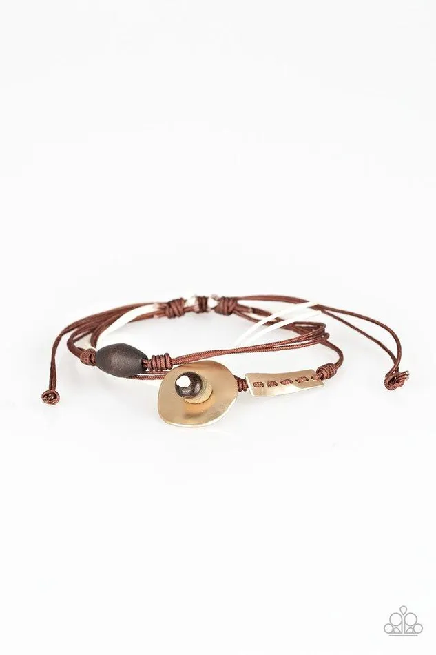 Bracelets Paparazzi Jewelry Paparazzi Bracelet Trail Trek Brown