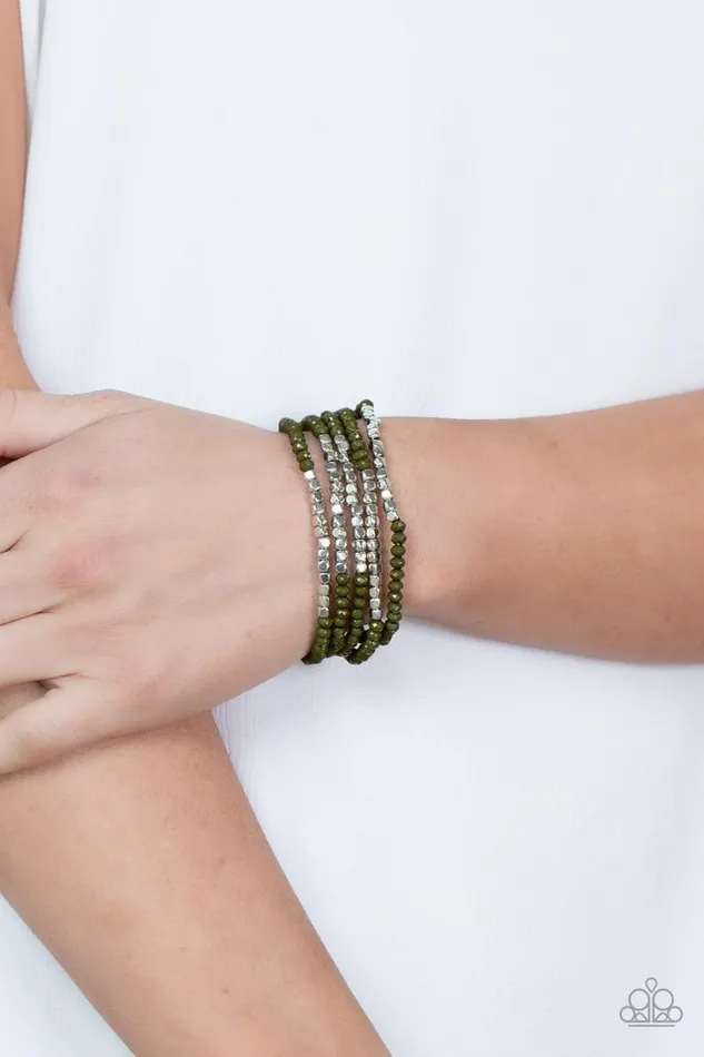Bracelets Paparazzi Jewelry Paparazzi Bracelet Tulum Trek Green