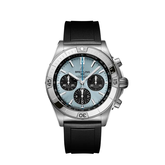 Breitling Chronomat B01 42 Stainless Steel and Platinum Ice Blue Breitling Bracelets Breitling Chronomat B01 42 Stainless Steel and Platinum Ice Blue Breitling Bracelets