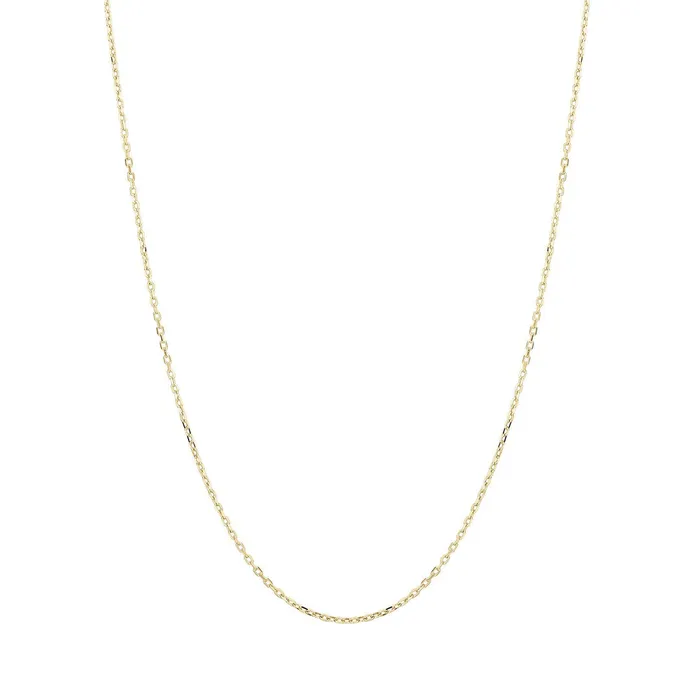 Croghans Necklaces 14K Yellow Gold Cable Chain Necklace