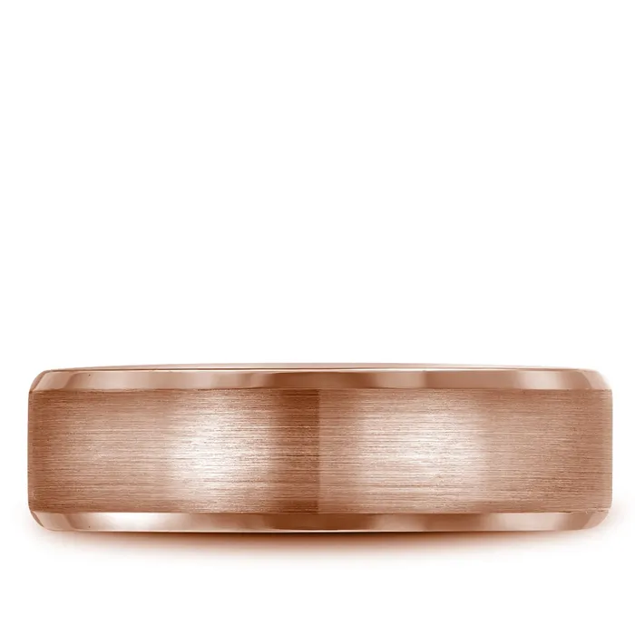 CrownRing Rings 14K Rose Gold Mens Band