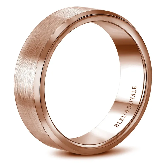 CrownRing Rings 14K Rose Gold Mens Band