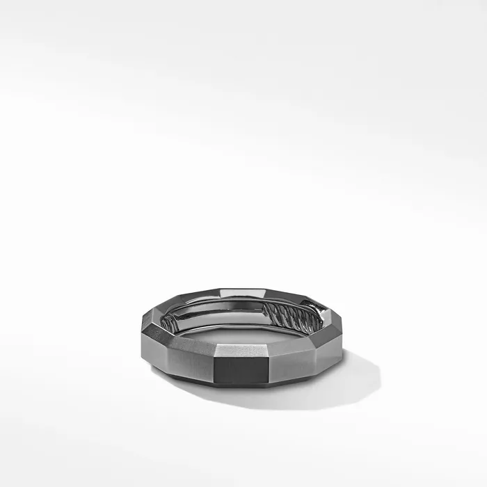 David Yurman 6mm Faceted Band Ring David Yurman Rings
