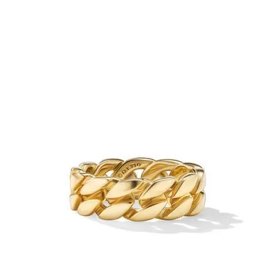 David Yurman David Yurman 8mm Curb Chain Ring Rings