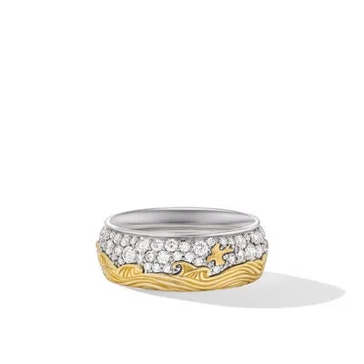 David Yurman David Yurman 9mm Waves Band Ring Rings