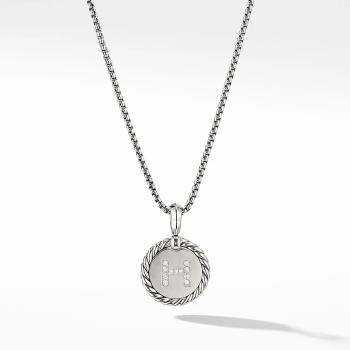 David Yurman David Yurman Initial H Pendant Necklaces