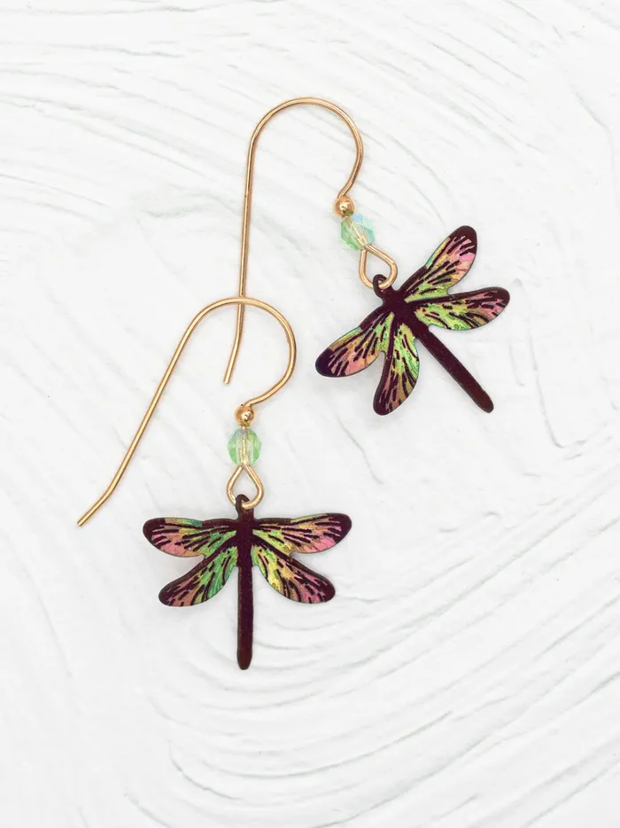 Earrings Dragonfly Dreams Earrings in Green Holly Yashi