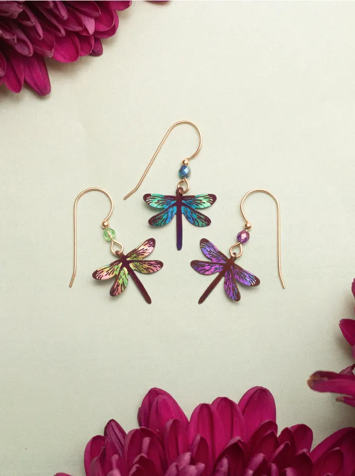 Earrings Dragonfly Dreams Earrings in Green Holly Yashi