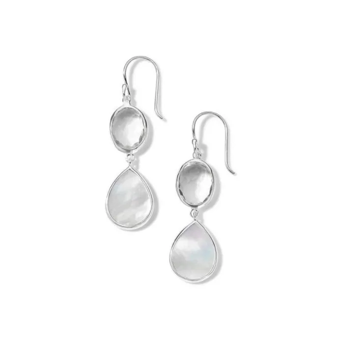 Earrings Ippolita Sterling Silver Wonderland Oval and Teardrop Snowman Earrings Ippolita Earrings Ippolita Sterling Silver Wonderland Oval and Teardrop Snowman Earrings Ippolita