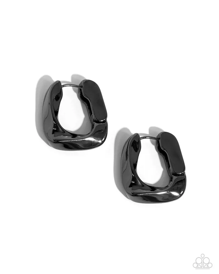 Earrings Paparazzi Earring Asymmetric Advocate Black Paparazzi Jewelry Earrings Paparazzi Earring Asymmetric Advocate Black Paparazzi Jewelry