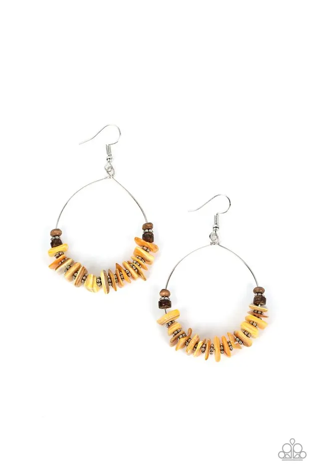 Earrings Paparazzi Earring Hawaiian Kiss Yellow Paparazzi Jewelry Earrings Paparazzi Earring Hawaiian Kiss Yellow Paparazzi Jewelry