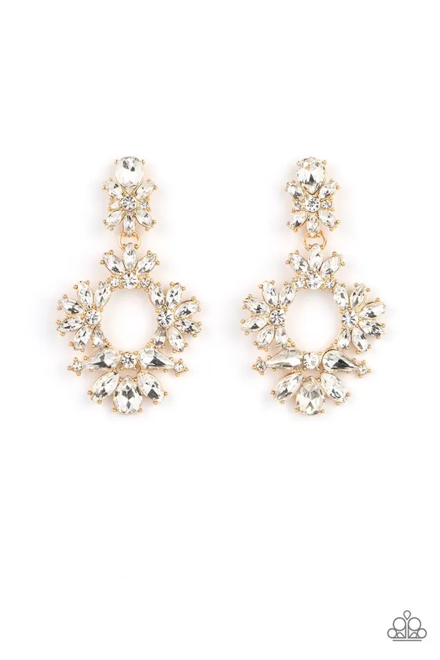 Earrings Paparazzi Earring Leave them Speechless Gold Paparazzi Jewelry Earrings Paparazzi Earring Leave them Speechless Gold Paparazzi Jewelry