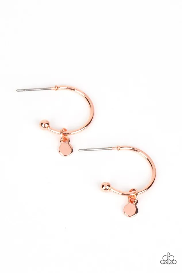 Earrings Paparazzi Earring Modern Model Copper Paparazzi Jewelry Earrings Paparazzi Earring Modern Model Copper Paparazzi Jewelry