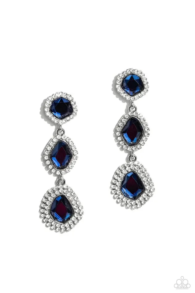 Earrings Paparazzi Earring Prove Your ROYALTY Blue Paparazzi Jewelry Earrings Paparazzi Earring Prove Your ROYALTY Blue Paparazzi Jewelry
