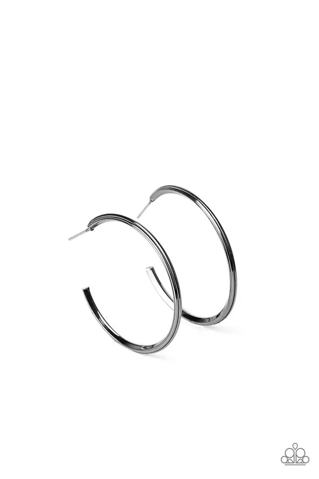 Earrings Paparazzi Jewelry Paparazzi Earring Chic As Can Be Black