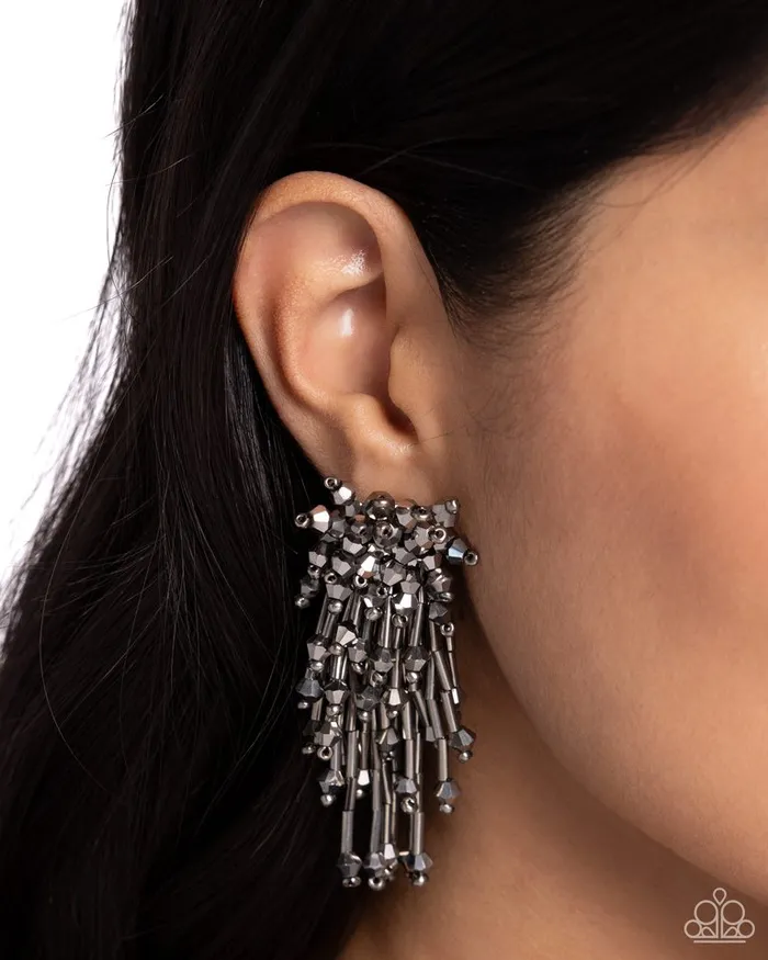 Earrings Paparazzi Jewelry Paparazzi Earring Congratulatory Charm Silver