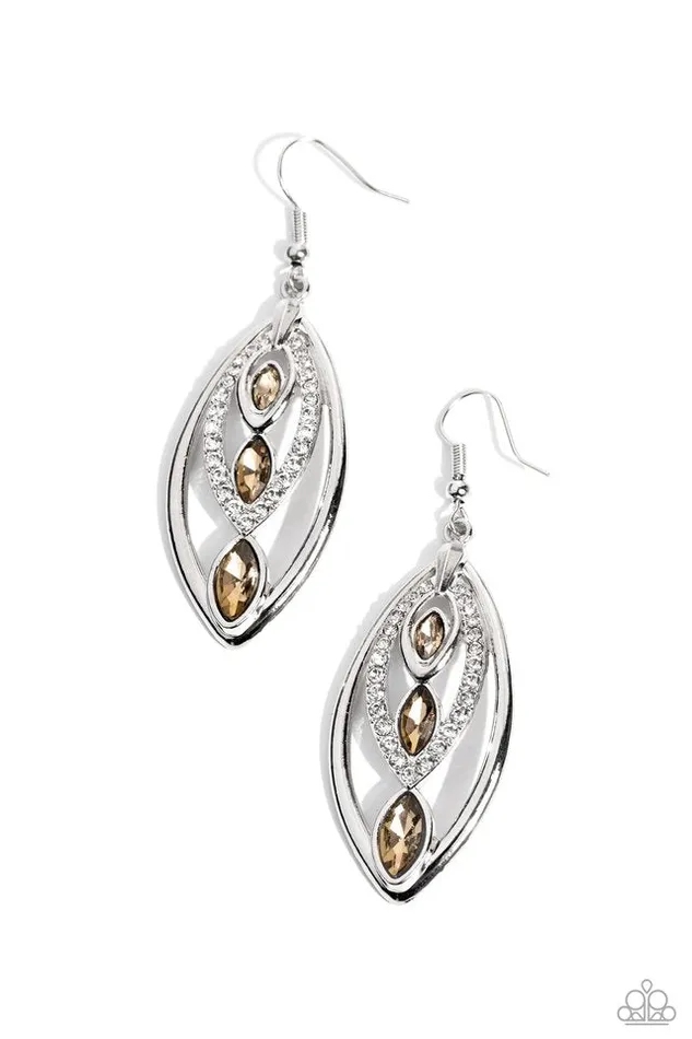 Earrings Paparazzi Jewelry Paparazzi Earring Extra Exuberant Brown Earrings Paparazzi Jewelry Paparazzi Earring Extra Exuberant Brown