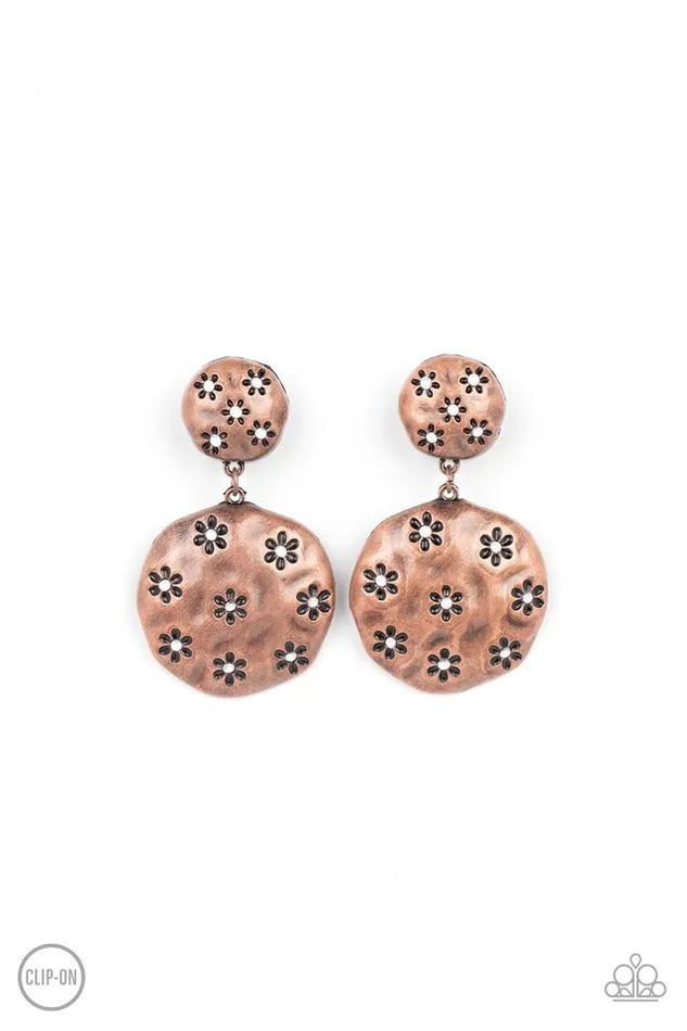 Earrings Paparazzi Jewelry Paparazzi Earring Industrial Fairytale Copper Earrings Paparazzi Jewelry Paparazzi Earring Industrial Fairytale Copper