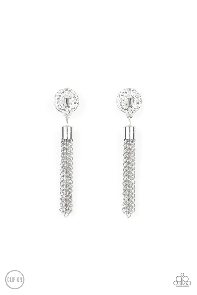 Earrings Paparazzi Jewelry Paparazzi Earring Perfectly Prestigious White