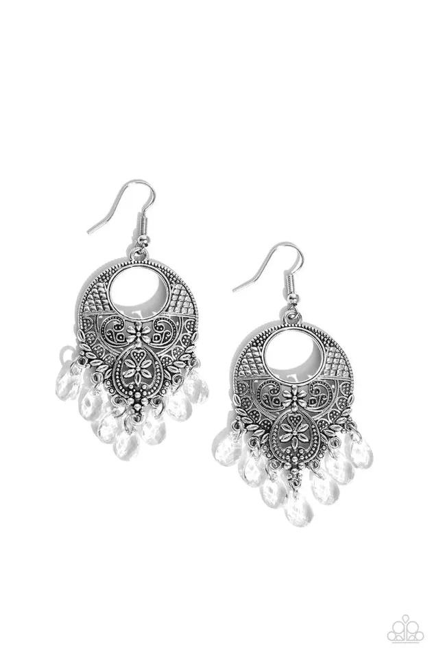 Earrings Paparazzi Jewelry Paparazzi Earring Prismatically Prairie White Earrings Paparazzi Jewelry Paparazzi Earring Prismatically Prairie White