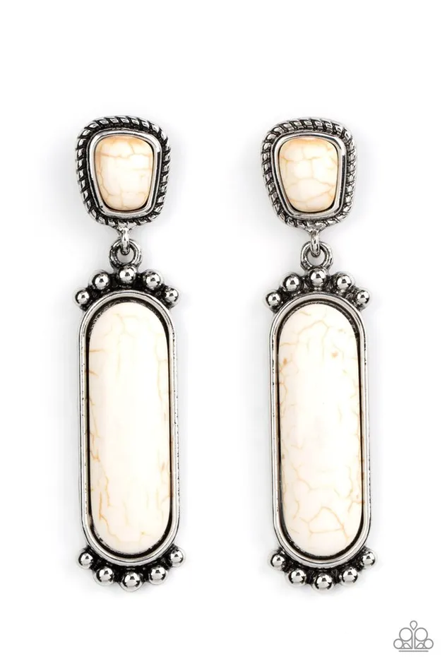 Earrings Paparazzi Jewelry Paparazzi Earring Southern Charm White Earrings Paparazzi Jewelry Paparazzi Earring Southern Charm White