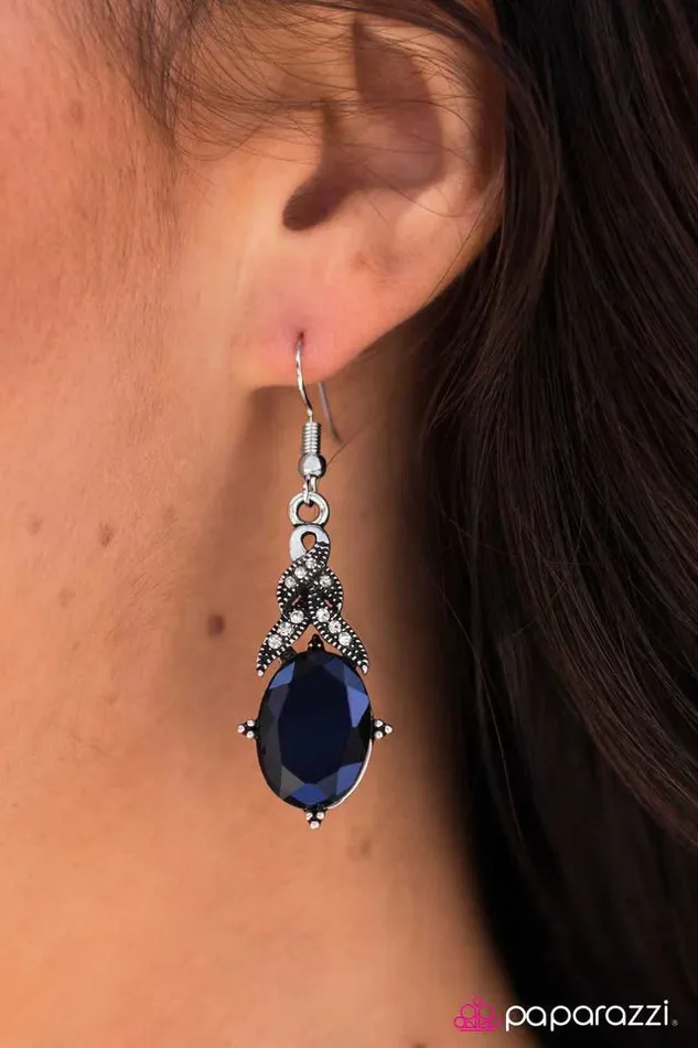 Earrings Paparazzi Jewelry Paparazzi Earring The Prize Winner Blue