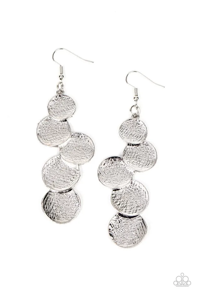 Earrings Paparazzi Jewelry Paparazzi Earring Token Gesture Silver Earrings Paparazzi Jewelry Paparazzi Earring Token Gesture Silver