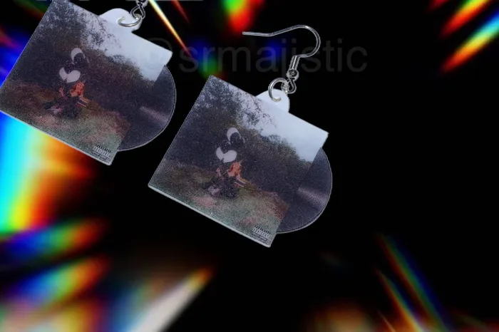 Earrings Sam Makes Things Mothica Forever Fifteen Vinyl Album Handmade Earrings Earrings Sam Makes Things Mothica Forever Fifteen Vinyl Album Handmade Earrings