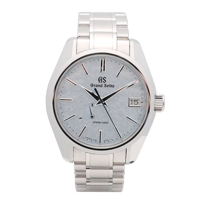 Grand Seiko USA Limited Edition Stainless Steel Ice Blue 40mm Spring Drive Preowned Meierotto Jewelers Bracelets Grand Seiko USA Limited Edition Stainless Steel Ice Blue 40mm Spring Drive Preowned Meierotto Jewelers Bracelets