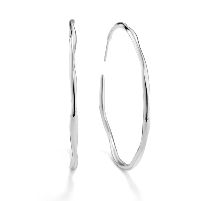 Ippolita Sterling Silver Classico 4 Squiggle Hoop Earrings Ippolita Earrings