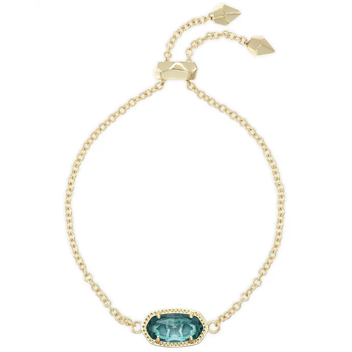 Kendra Scott Kendra Scott Elaina Bracelet in Gold with London Blue Bracelets